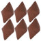 LALADEFIEE 6st Uhrenbox-kissen Armreif Kissen Uhrenhalter Kaufen Armband-displaykissen Ketten-displaykissen Kleines Uhrenkissen Uhrendisplay-kissen Armbandunterstützung Pu， Light Brown