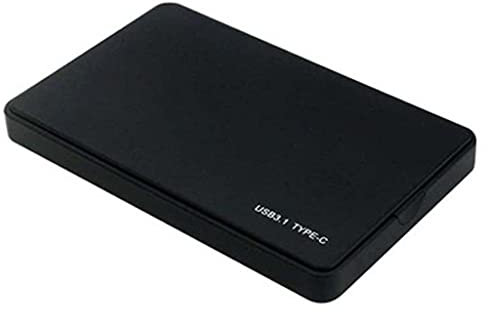Qsvbeeqj Caja de disco duro tipo C de 2.5 pulgadas USB3.0 SSD, disco duro sólido para carcasa para portátil
