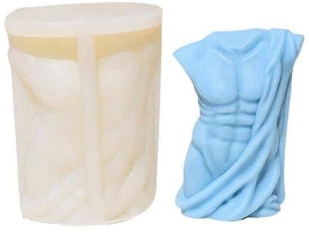 Kerzenform für den menschlichen Körper, Silikonform für Männer – Formen des weiblichen Körpers – Form des menschlichen Körpers mit Kurven, einzigartige Silikonformen für Kerzenherstellung, kreative