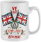 Purple Print House VE Day Union Jack Mug Victory in Europe 8th May Design for 80th Anniversary WW2 Memorabilia Keepsake