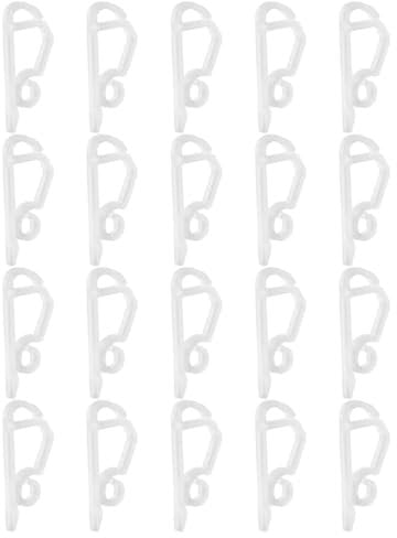 ULTECHNOVO 20Pcs Holiday Light Hooks Plastic Gutter Clips for Outdoor Christmas Decorations Easy Installation for String Lights Fairy Lights and More for Festive Occasions White