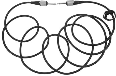 Tofficu 3m Câble Audio Guitare Mâle-mâle Fiche Droite Fil De Cuivre Tressé Câble De Guitare De Basse Audio pour Électrique Acoustique Et Basse