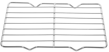 Ipetboom Rejilla Metálica Para Hornear y Enfriar Pan Inoxidable 38x28 Cm Rejilla Para Asar y Cocinar Alimentos Apta Para Barbacoa y Horno Patas Elevadas Multiusos