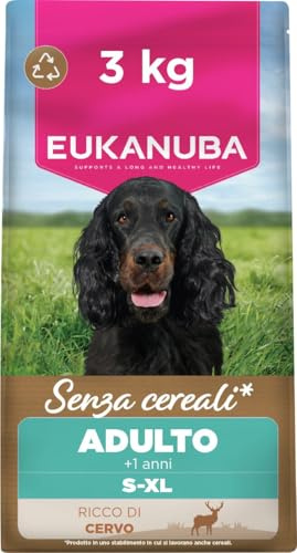 Eukanuba Grain Free Venison - Complete Dry Dog Food - For Adult Dogs 3KG