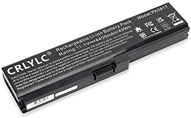 CRLYLC PA3817U-1BRS PA3817U-1BAS Notebook Laptop Battery for Toshiba Satellite L750 C650 C660 C660D C650D C655 C665 C670D A660 A665 L600 L650 L655 L670 L675 L700 L750D L755 L770 P750 PABAS228 Batterie