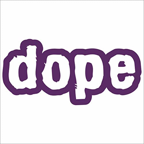 JINTORA - Autoaufkleber Tuning - Auto Aufkleber - dope - 207x99 mm - Auto Aufkleber - Bus - Fenster - Heckscheibe - Camper - wetterfest - Outdoor Sticker Auto Deko LKW - Tuning Selbstklebend - violett