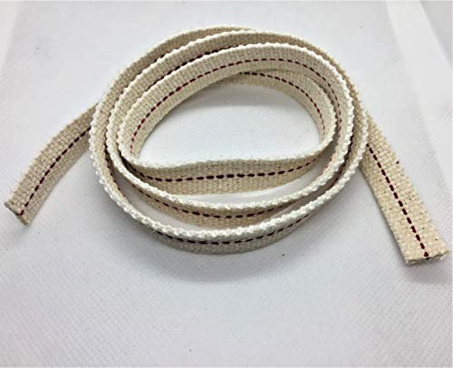 Remi Tools Ltd Flachdocht 2,5 m lang für Paraffin- und Öllampen, Öfen und Gewächshaus-Heizungen