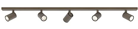Astro Ascoli Five Bar Indoor Spotlight (Bronze), GU10 Lamp, Designed in Britain - 1286060 - 3 Years Guarantee