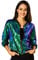 Allegra K Damen Glitzer Jacke Bomberjacke Pailletten Bomber Jacke Langarm Party Club Metallic Sequin Jacken Grün M