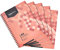 Amazon Basics Cahiers à spirales, 80 feuilles/160 pages , 90 g/m² Format A4, 5 unité, lot de 1, Blanc