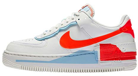 Nike Air Force 1 Shadow SE - Sneaker da donna (Numeric_40), bianco, 40 EU