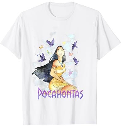 Disney Pocahontas Watercolors Of The Wind T-Shirt