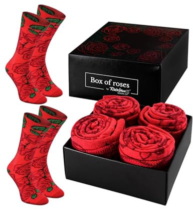 Rainbow Socks - Donna Confezione Regalo Calzini Rosa - 2 Paia - Tamaño 41-46