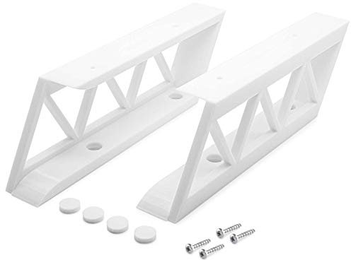 Mobilefox Unter Tisch Halter Regal Halterung Weiß passend für Sony Playstation 4 PS4