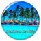 Dominikanische Republik Kühlschrank Magnete Dekorative Magnet Flaschenöffner Tourist City Travel Souvenir Collection Geschenk Starker Kühlschrank Aufkleber