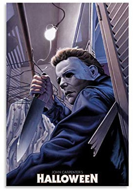 LOPOA Art Michael Myers Poster Poster dekorative Malerei Leinwand Wandkunst Wohnzimmer Poster Schlafzimmer Malerei 16x24inch(40x60cm)