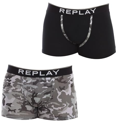 Replay Herren 8 Cuff Logo Unterwäsche