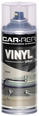 Car-Rep Vinyl RAL1001 Beige Spray Paint 400mL High-Adhesion Finish Leather Vinyl