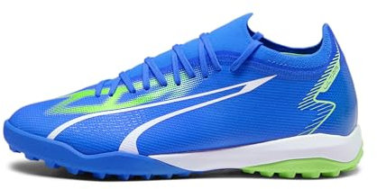 PUMA Herren Match TT Fussballschuh, Ultra Blue White Pro Green, 44.5 EU