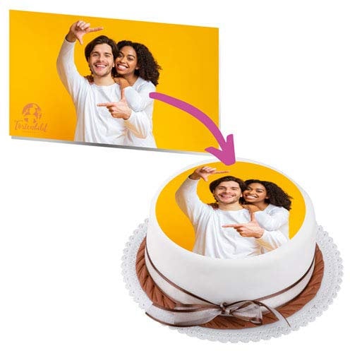 Tortenbild Rund 6-38cm Durchmesser (20 cm)