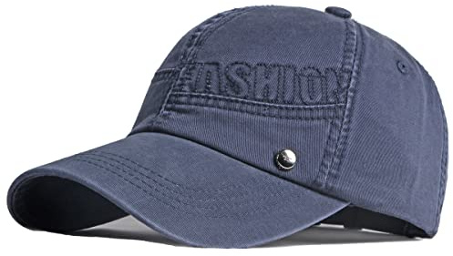 YAMEE Denim Baseball Cap Herren Damen,Basecap Sonnenhut Unisex Sportkappe,Baseballkappen Herren für Outdoor-Aktivitäten Angeln,Camping