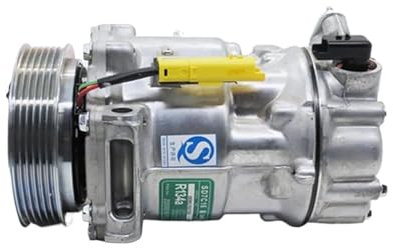 ULLiaN Compresor de Aire Acondicionado automotriz 9678656080 6453ZA, Compatible con Peugeot 307 407 508, Compatible con compresor de Aire Acondicionado Citroen C3 C4 C5