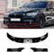 Frontspoiler Lippe Spoilerlippe Splitter Für BMW 5 Series F10 F11 M Sport 2011-2016 2017, Stoßstange Lippe Front Spoiler Tuning Auto zubehör,Black