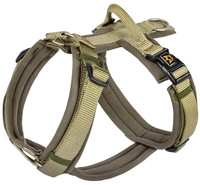 Rudelkönig Hundegeschirr Bella - Gepolstertes Brustgeschirr Hund groß mit Haltegriff - Geschirr Hund groß - Verstellbares Hundegeschirr für sehr große Hunde