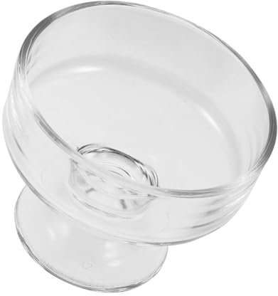 FUNOMOCYA Eisbecher Kühlschale Dessertschalen Mit Kleinen Füßen Trifle Schale Auf Fuß Schüssel Auf Fuß Mini-dessertbecher Mit Klar Puddingbecher Kleine Schüssel Eisbehälter Transparent Glas