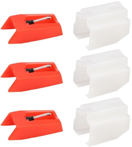 3 Pack Diamond needle Record Player Needle Turntable Ruby Stylus Replacemen Phonograph Vinyl Record Player for ION ICT04RS LAPDock LP2CD LP2 Flash Profile Pro Profile Lp and TTUSB05