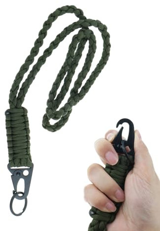Rwoythk Paracord Schlüsselanhänger Personalisiert Schlüsselband, Schlüssel-Anhänger-lang, Schlüsselband Schlüsselring für Motorrad, Camping Wandern