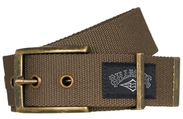 BILLABONG Arch - Webbing Belt With Prong Metal Buckle for Men - Webbing Belt With Prong Metal Buckle - Men - Black