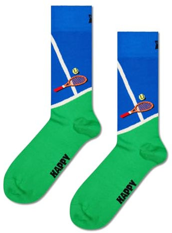 Happy Socks TENNIS SOCK (DE/NL/SE/PL, Numerisch, 41, 46, Regular, Regular, Mehrfarbig)
