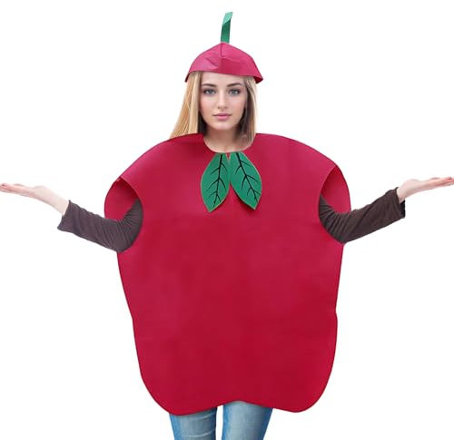 Shenrongtong Erwachsenenkostüm Frucht - Niedliches Cosplay Kostüm | Atmungsaktive Bühnenperformance Kleidung Requisiten Für Karneval Party Rollenspiel Outfits