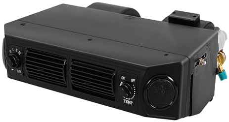 Kit de compresor evaporador de aire acondicionado universal de 12 V para debajo del salpicadero, sistema de refrigeración compacto de 3 velocidades de 80 W para coches clásicos, autocaravanas y