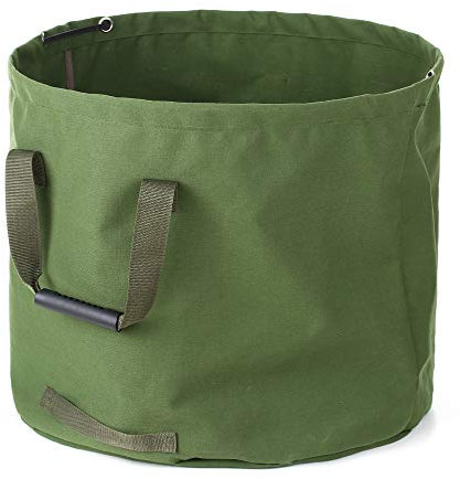 Faltbarer Gartensack aus Segeltuch, wiederverwendbar, Gartenabfallsack, Abfallsack