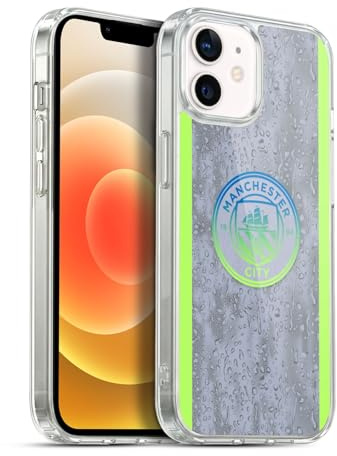 Head Case Designs Officially Licensed Manchester City Man City FC Third 2025/26 Badge Kit Gel Case [Military Grade Protection] Compatible With Apple iPhone 12 / iPhone 12 Pro