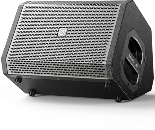 200W High-Power Karaoke Machine with 5-Channel Mixer, Premium Voice Amplifier/PA System, Portable Bluetooth Speakers with 2 Wireless Mics for Busking, Party, Outdoor, Classroom, Singing, Guitar Amp
