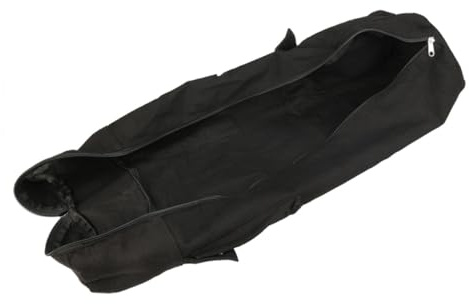 VANZACK Yoga Mat Storage Bag mit Verstellbarem Sling Großer Kapazität und DREI Taschen Atmungsaktiv mit Kettle Bag Design für Wasserflasche Perfekter Fitness Yogaträger Schwarz