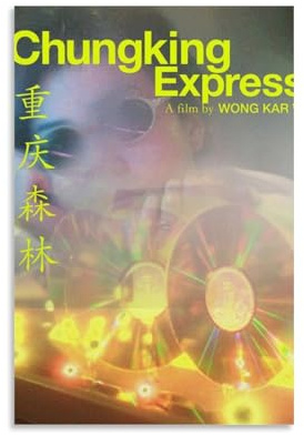 ZFHSFZ Chungking Express Ölgemälde, Wanddekoration, wasserdicht, für Badezimmer, Küche, Schlafsaal, abnehmbare Poster, keine Rückstände, leicht zu reinigen, 20 x 30 cm, ungerahmter Stil