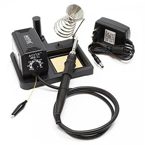 AOYUE 469 Kompaktlötstation 35W Lötkolben PTC Keramikheizelement Lötstation