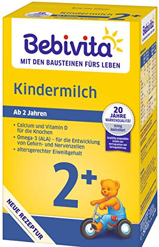 Bebivita Kindermilch 2+, ab dem 2. Jahr, 2er Pack (2 x 500g)