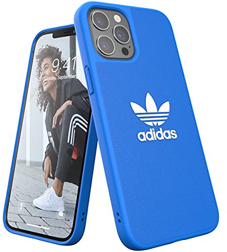 adidas Case Designed for iPhone 12 Pro Max 6.7, Drop Tested Cases, Shockproof Raised Edges, Original Protective Case, Bluebird/White