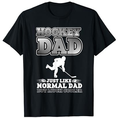 Ice Hockey Dad Eishockey Vatertag Spruch T-Shirt