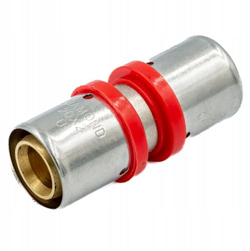 Pressfitting Aluverbundrohr PEX U-Profil Kupplung (25 x 20)