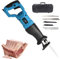 Scie À Os Boucher Professionnel Scie, Scie Viande Électriques 900w/1300w, 4 Lames de Scie pour Couper Viande Congelée, Os, Métal, Bois, Plastique, Commercial et DomestiqueBlue-900W