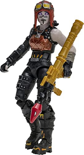 Fortnite Molten Legends (Mode Squad) Quatre Figurines articulées de 10,2 cm avec Armes, Outils de récolte et Dos Bling, Multicolore