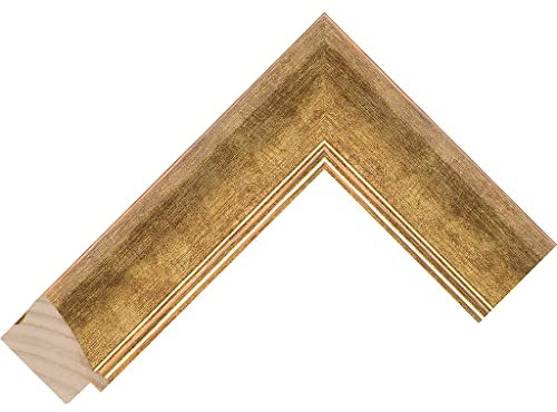 Lunetta personalizzabile per Samsung Frame TV dal 2021 al 2025 (Slim Cushion Gold, 50)
