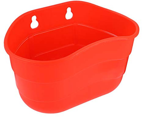 CLISPEED Fahrradkorb Kind Kinderfahrradkorb Kunststoff Hängekörbe Für Kinder Rot