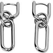 ESPRIT Damen-Creolen Edelstahl One Size, Silber 32022961